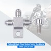 CNRAQR Stainless Steel AN3-3AN Male Brake Hose End Tee Block