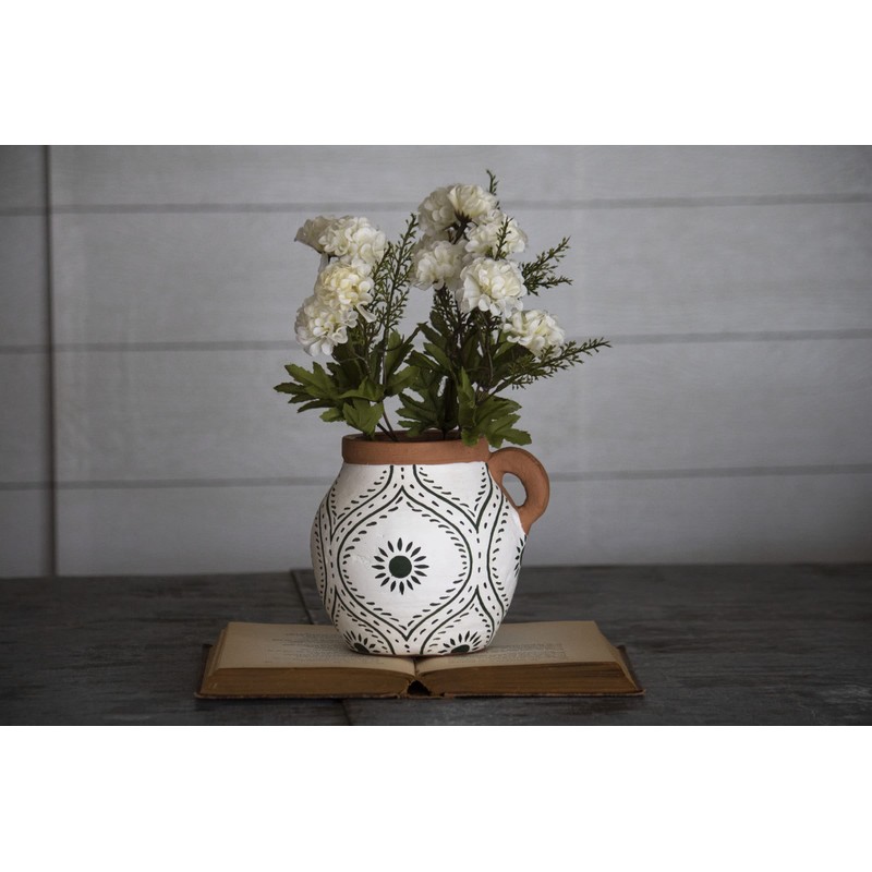 Foreside Home and Garden Natural Terracotta Bud Vase - Foreside