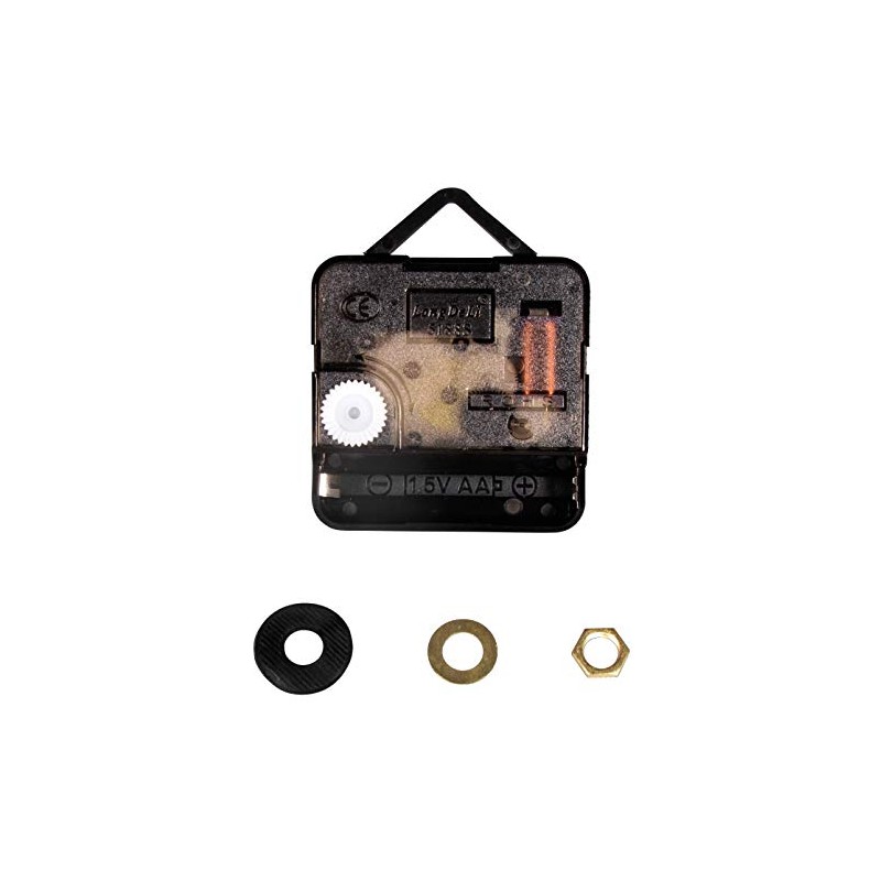 Rayher 69237000 Quartz Movement, 7.6 mm Diameter, axle, Assembled, self-Service