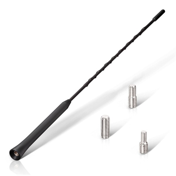 Eightwood Universal Vehicle Antenna Replacement 16 inch, AM FM Roof