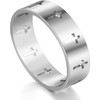SIPURIS Cross Ring for Men Women Christian Cross Rings Spinner