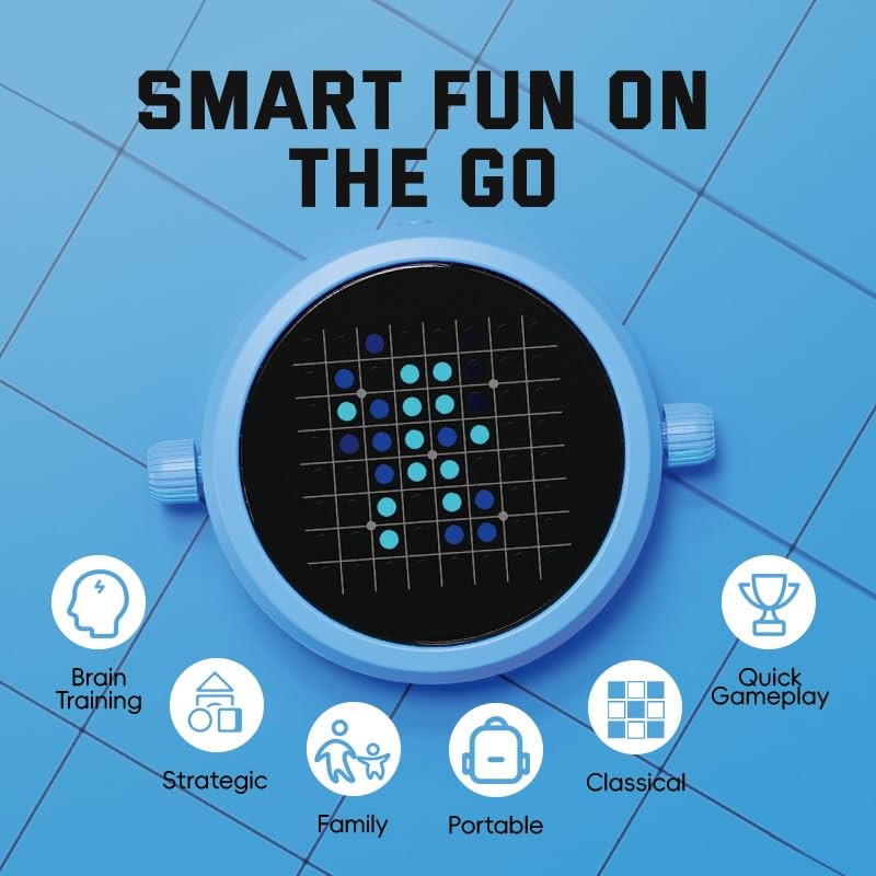 5 in 1 Electronic Board Game,Include Reversi(Othello), 4 in a