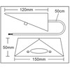Trango Cook 6739-42N Kitchen Under-Unit Light with 4x 4.8 Watt