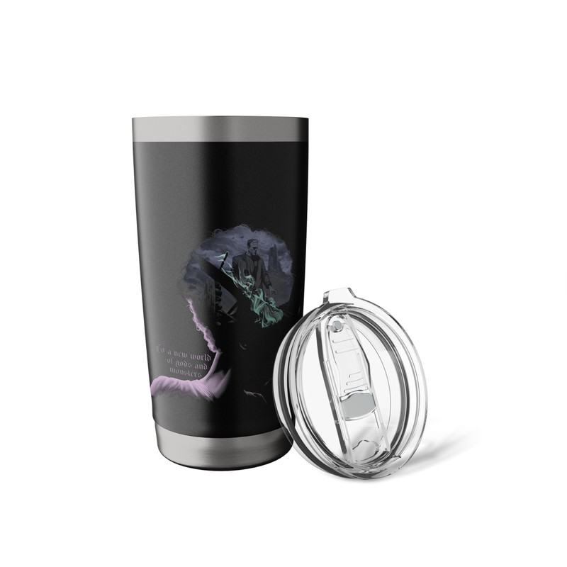 Universal Monsters Bride Of Frankenstein Haunting Silhouette Stainless Steel Insulated