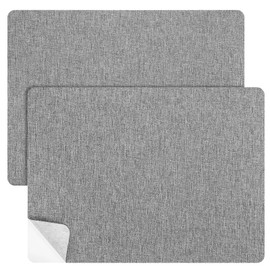 2Pcs Repair Patch, 8×11Inch, Couch Patches Repair Fabric, Self-Adhesive Couch Repairs Patch with Strong Glue for Sofa Tents Bags Car Seats Furniture, Dark Grey