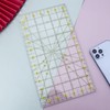 1 Acrylic Patchwork Ruler And 1 Portable Tape Measure, Measuring