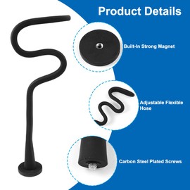 Front Loading Washing Machine Door Support, Front Loading Washing Machine Door Support, 43 mm Magnetic Flexible Washing Machine Door Support, Magnetic Washing Machine Door Holder, Door Holder for Most