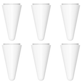 LPUNCD Pack of 6 Replacement Tip Only Compatible Pencil 1st Generation (White)