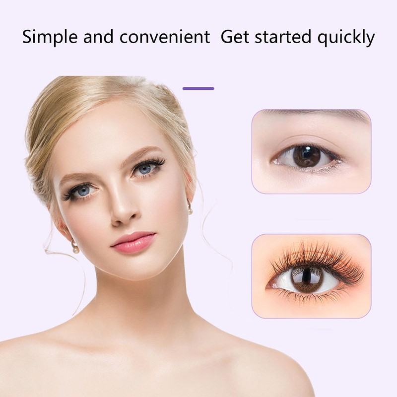 Heated Eyelash Curlers Smart Electric 3 Temperature Settings Portable Rechargeable