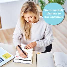 Monthly Planner 2026-2027, 2026 Calendar 24 Months Planner, 7.4"x9.4", JAN 2026 - DEC 2027, Personal Organizer with Monthly Goals, To-Do List, Habit Tracker, 24 Monthes for School Office Home Planning