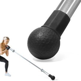 GEMMAHW Portable Landmine Attachment for Barbell - Fits 2'' Olympic Barbells, 360° Rotating Rubber Barbell Attachment with Anti Slip Textured Surface for Perfect Grip, Great Floor Protection