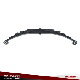 SHZAITOR Tandem Trailer Axle Suspension Kit 5 leaves Trailer Double Eye For 6000lbs