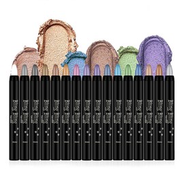16 Colours Eyeshadow Pen Eyeshadow Pencil Eyeshadow Set Eyeshadow Pen Eyeshadow Stick Shiny Shadow Sticks Waterproof Durable Quick Drying Makeup Gift for Women