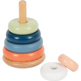 Small Foot Stapelturm „Arctic“ aus Holz, aus FSC® 100%-zertifiziertem Holz, Steckspiel für Kinder ab 12 Monaten, 12444