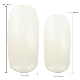 Beauticom  PANA USA Training Practice Acrylic Nail Tips - Natural Nail Tips Only