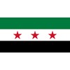 2 x Syrian Flag Car Sticker 8 x 5 cm