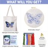 Embroidery Set for Adults and Beginners - Canvas Tote Bag