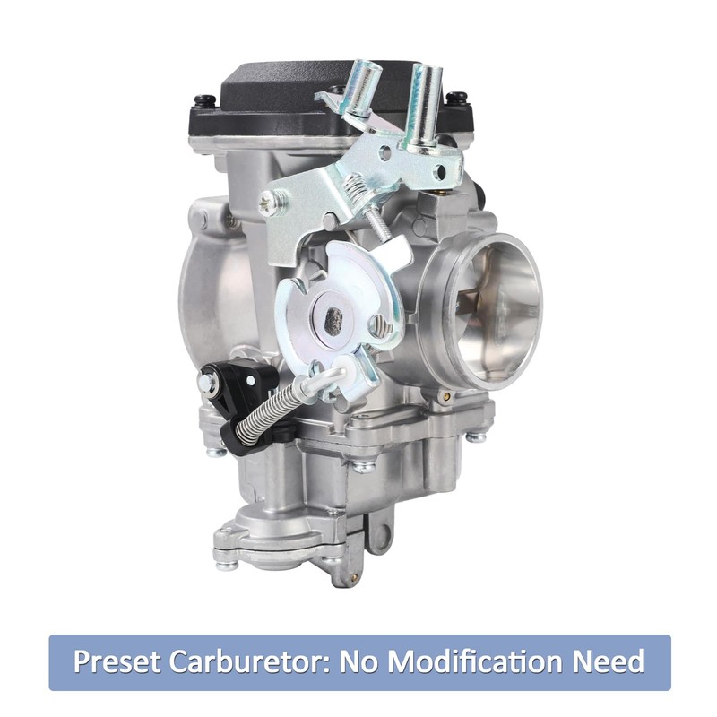 SVKZGFZ CV40 Carburetor & Fuel Mixture Screw (Red) for Harley