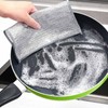 10 PCS Double Layer Wire Dishwashing Cloths Non Scratch Multipurpose
