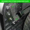8Pcs Universal Car Auto Splash Guards Fitting Fixing Black U