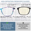 Progressive Multifocus Reading Glasses for Women Men Blue Light Blocking