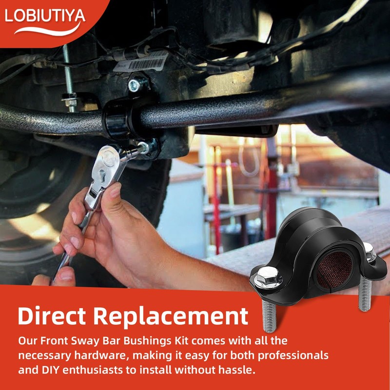LOBIUTIYA 52110141AB 928-563 Front Stabilizer Sway Bar Brackets with Bushings