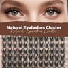 144Pcs Lash Clusters Lash Extension C Curl Manga Wispy Eyelash