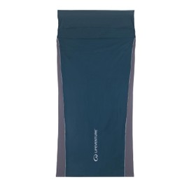 Lifeventure Ultimate 100% Cotton Sleeping Bag Liner Lightweight Camping Sheet with Pillow Sleeve and Polygiene® Odour Control for use in Sleeping Bags, Hostels & Huts | 433g, Rectangular Shape
