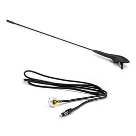Universal Car Radio FM/AM Rod Antenna / Roof Antenna Black 45 cm