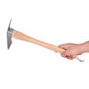 Pick Axe Simple Practical Fine Workmanship Stainless Steel Wood Material