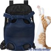 Pet Carrier Backpack, Breathable Mesh Fabric Drawstring, Dog Harness with