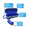 CASEMATIX CASEMATIX Blue Green Travel Case Compatible with Asthma Inhaler,