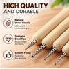 5-Piece Double-Ended Ball Stylus Set for Clay and Pottery