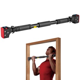 leikefitness Pull-Up Bar For Door Frame Chin Up Bar Upper Body Workout Adjustable Portable Training Pull-Up Bars Bars without Screw - Adjustable Width Locking Mechanism