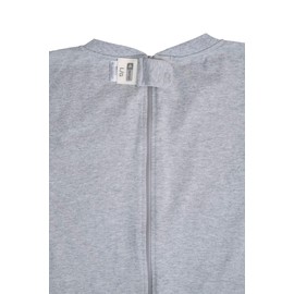 Gertex Adult Lightweight Back-Zip Romper- Large, Heather Grey