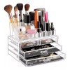 Clicmania Organizador Cosmeticos Maquillaje Acrilico Labiales Brochas