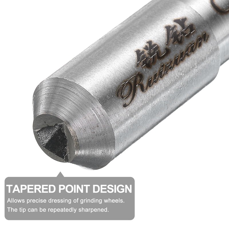 sourcing map 5pcs Diamond Dressers, 10mm x 47mm (25/64" x