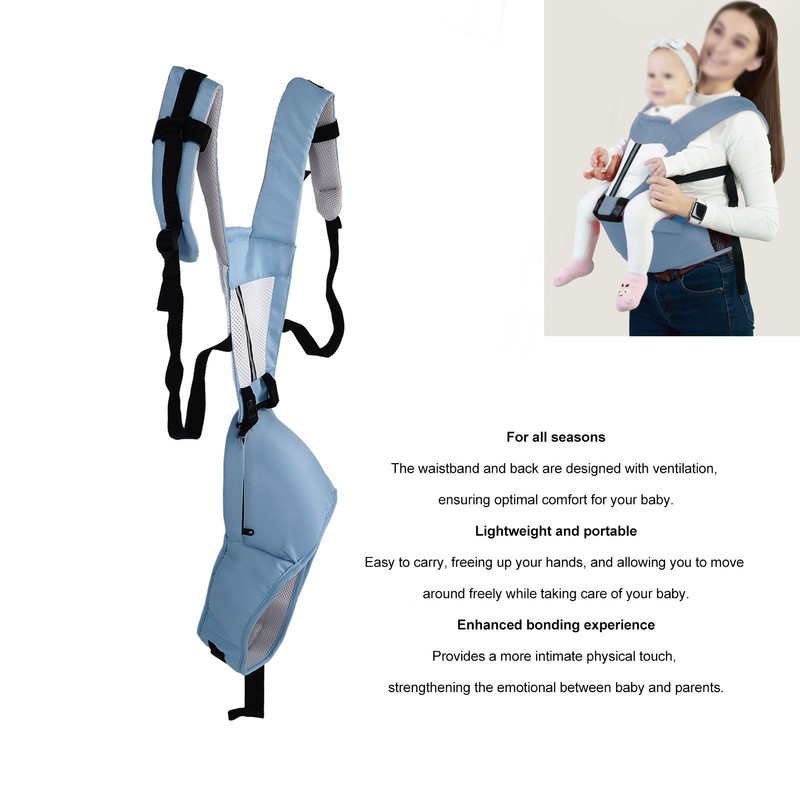 Baby Carrier Breathable Lightweight Polyester Infant Carrier Safe Front Back