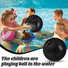 AXBMM 20 Pack Black Beach Ball - 12Inch Blow Up