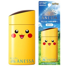 Anessa (ANESSA) 【April 25, 2025 Release】 Perfect UV Skin Care Milk NA "Pokemon Collaboration Limited Package" (Pikachu) Fruity Floral Scent Body 60mL