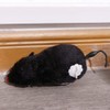 YSSZAM Black Funny Clockwork Toy, Plush Mouse Toy Wind Up