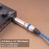 Smithok 4 Pack 1/4" TRS to XLR Adapter, Balanced Quarter