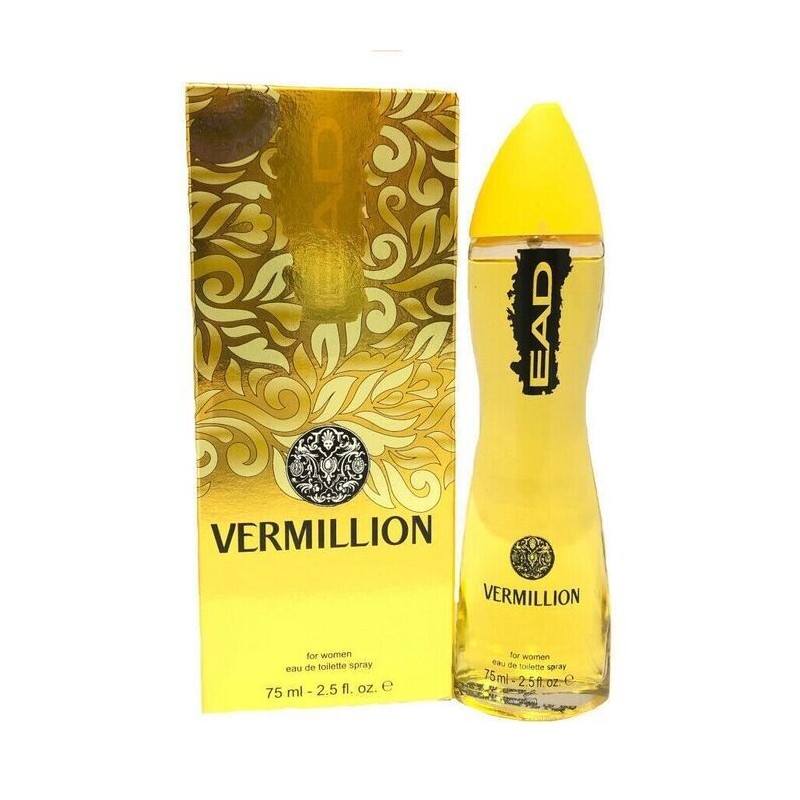 EAD VERMILLION women's designer EDT 2.5 oz perfume spray by