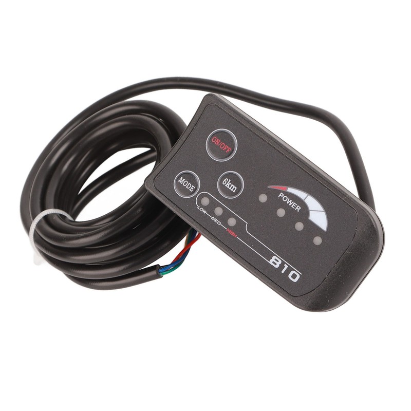 Electric Bicycle 810 LED Display With 5 Wire Cable Control