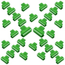 30 Pcs Row Cover Netting Tunnel Hoop Clips, Shed Film Shading Net Rod Clip,Plastic Film Fixing Clip,for Season Plant Extension Support,Green