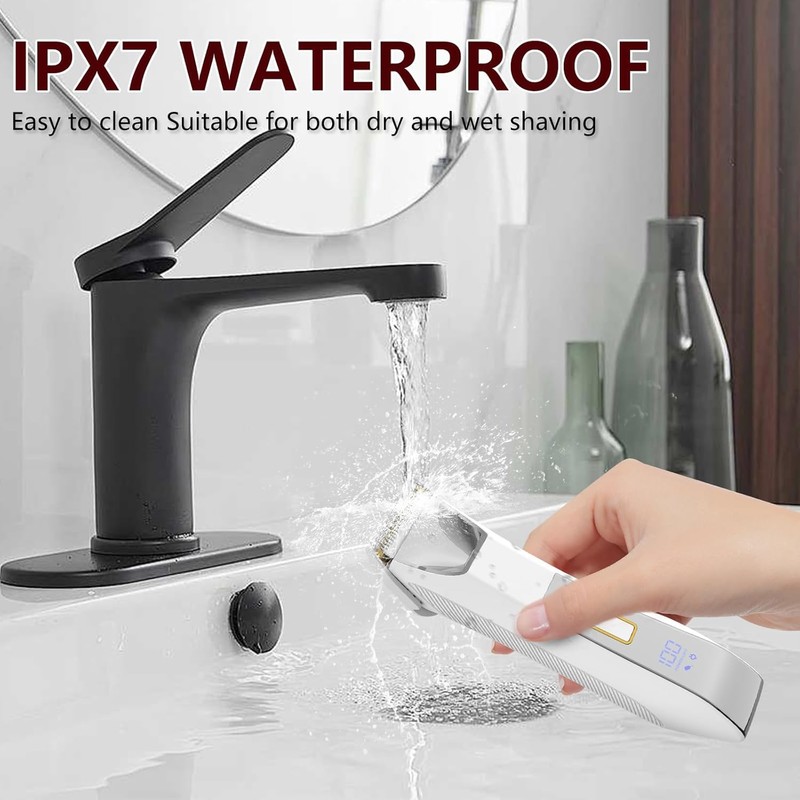 GSKY レディースシェーバー ヒゲトリマー 1台2役 電動シェーバー USB充電式 敏感肌 全身 防水 お風呂