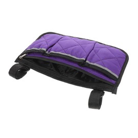 TOVINANNA Wheelchair Armrest Bag Stroller Caddy Multi-functional Side Organizer Soft Material