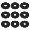 EMSea 100pcs M8 Rubber Washers Rubber Flat Washers Round Sealing