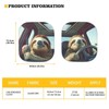 Bulopur Front Sun Shade for Car Funny Driving Sloth Windshield