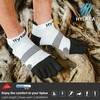 Hylaea Five-Toe Socks, Coolmax Ankle Athletic Running Socks, Moisture Wicking